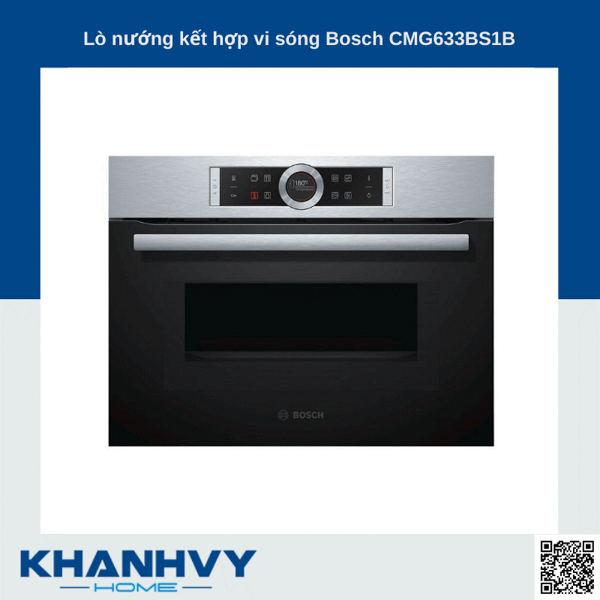 Lò nướng kết hợp vi sóng Bosch CMG633BS1B